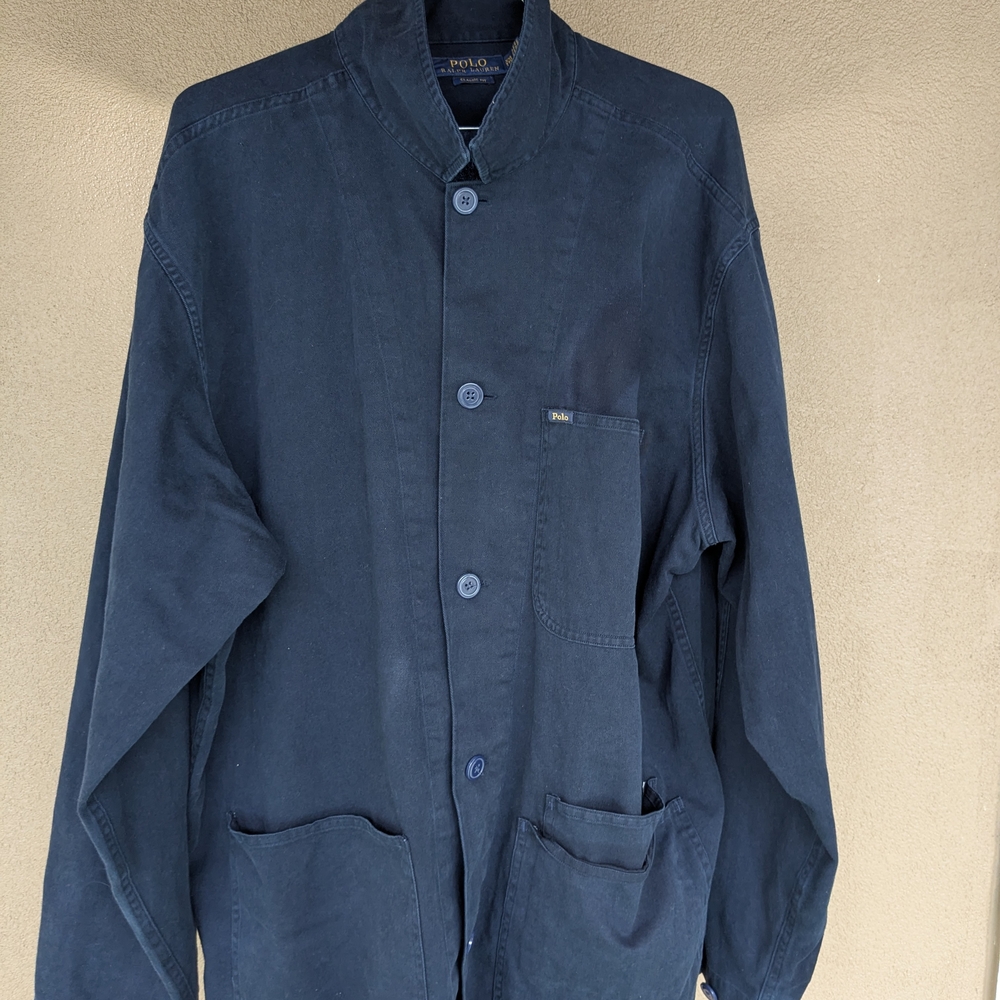 Polo by Ralph Lauren Men's Deep Blue Shirt Jacket